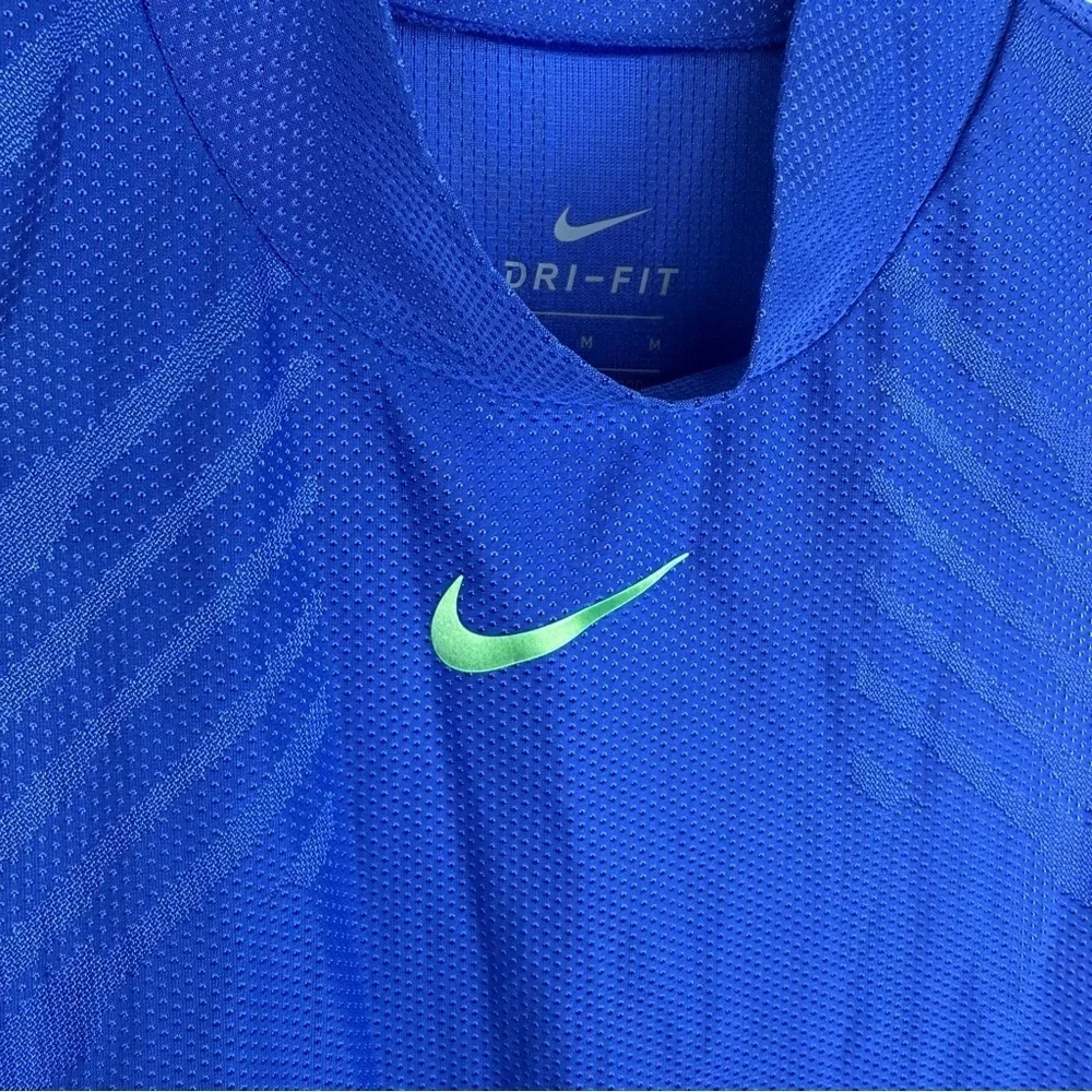 Nike Dri-FIT Royal Blue High Neck Tank